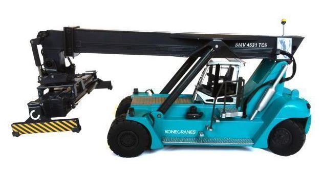 KONECRANES MINIATURE REACH STACKER MODEL, 1:50 SCALE